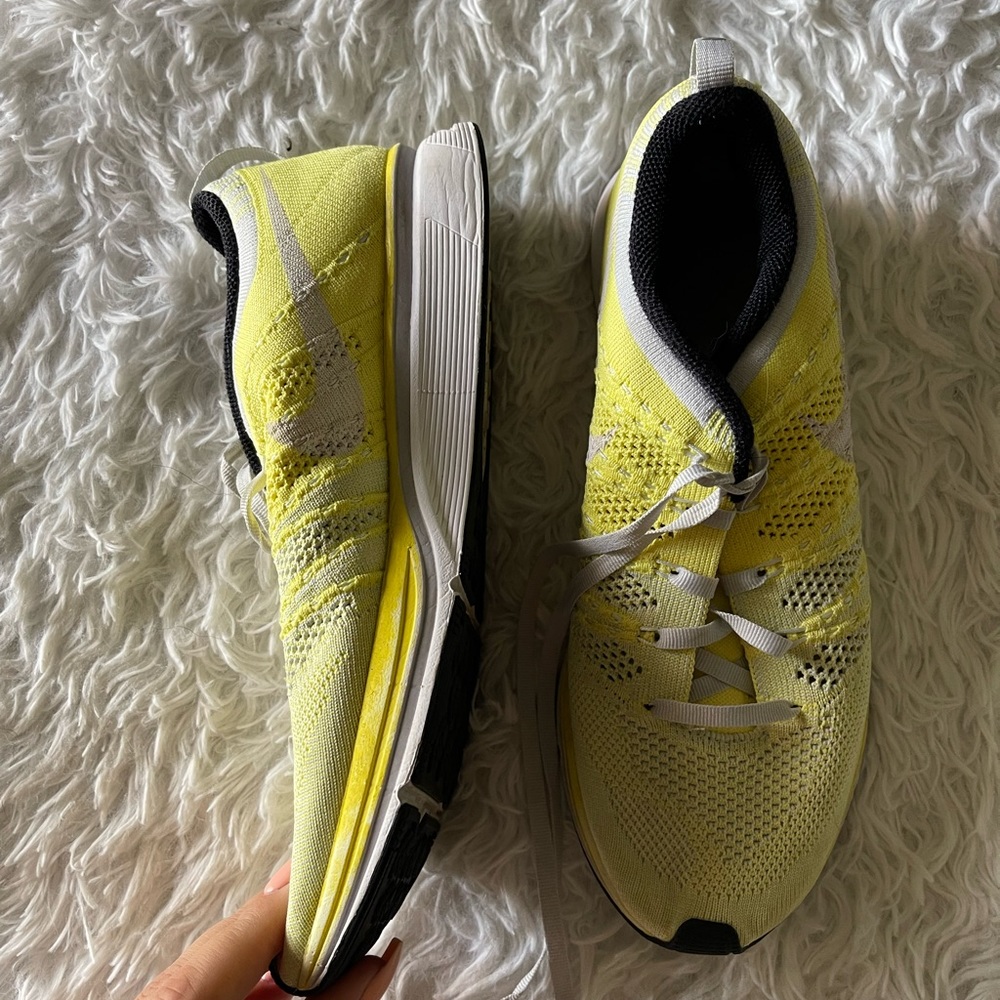 Yellow Nike Flyknit